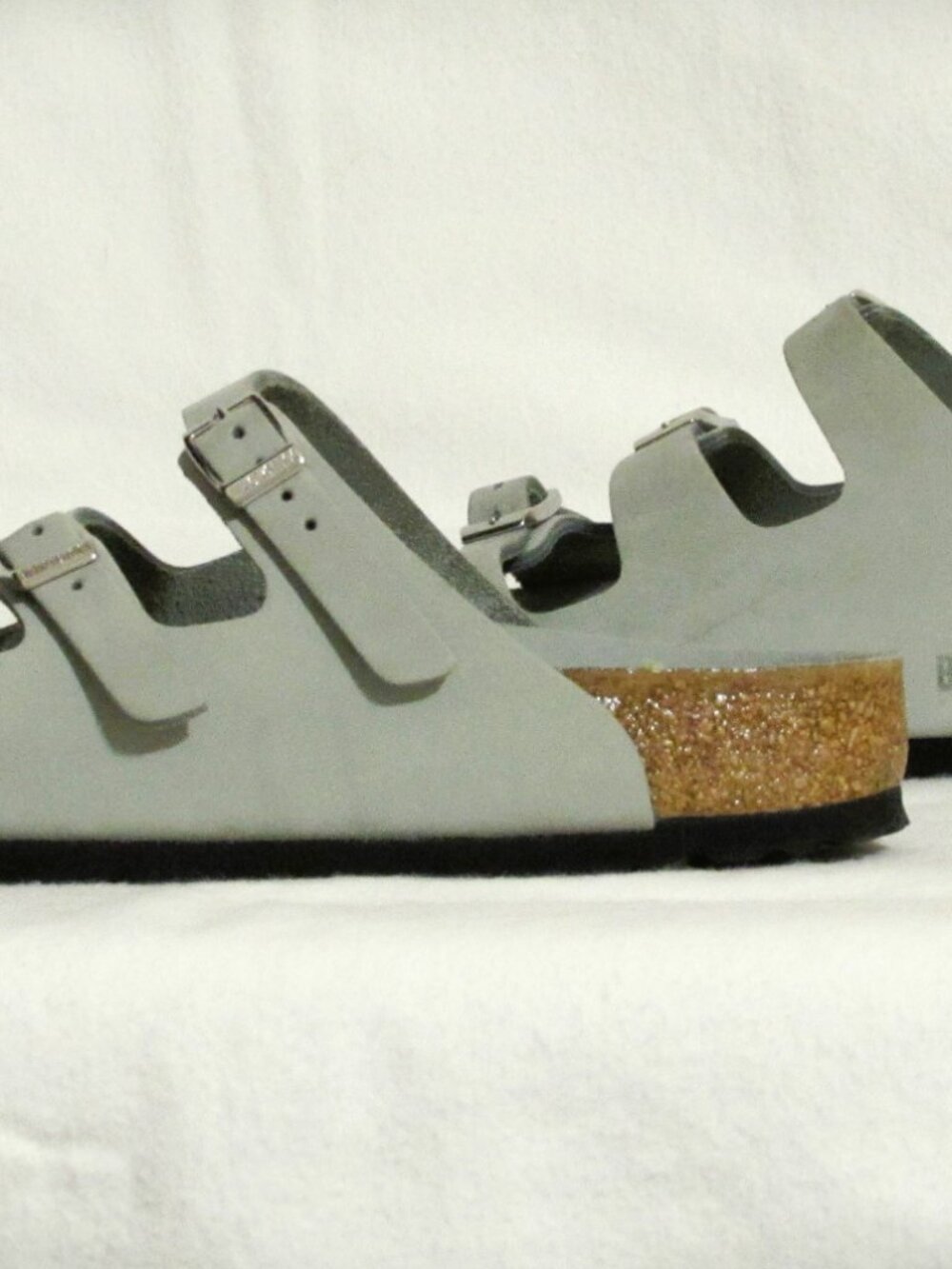 NEW Womens Ladies BIRKENSTOCK Seafoam Green Leather Sandal Shoes 8 M Orig $164 - Picture 8 of 12